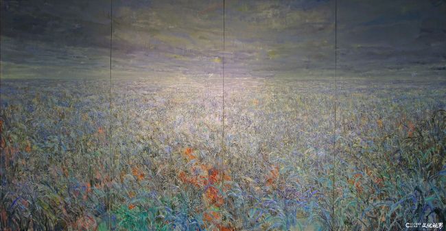 《荒原》 300cmX580cm 布上油画 2014年 罗奇.jpg