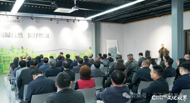 “回归自然 独抒性灵——陈危冰田园诗意画展”昨日在潍坊开幕