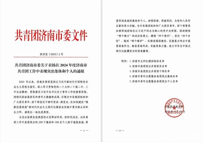 山东工程职业技术大学在2024年度济南市共青团工作表彰中斩获多个奖项