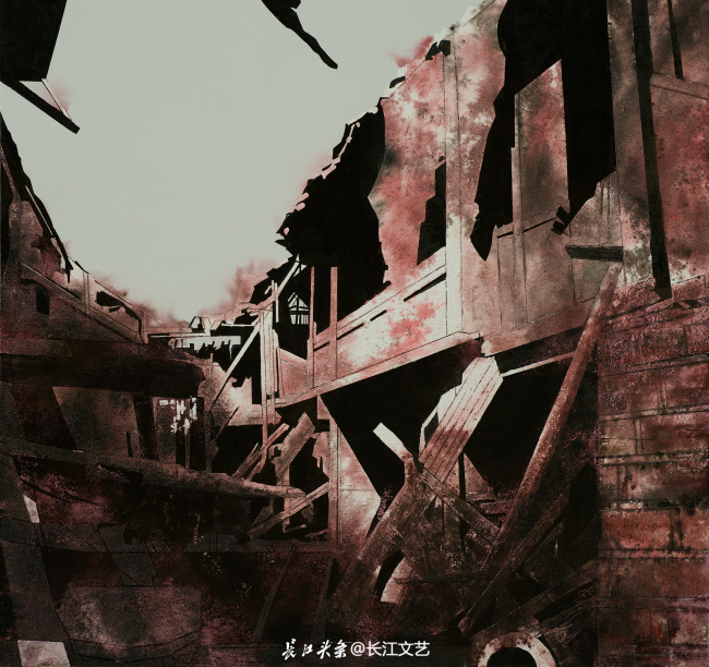 《徽州遗韵-残像1》180X160cm、2021年.png