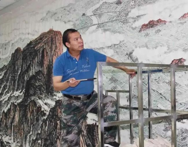 “中国精神——魏百勇中国画作品展”在山东省委党校成功展出二周年