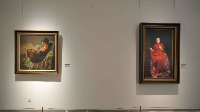 “青绿齐鲁——2025山东省油画作品展”在山东美术馆开展