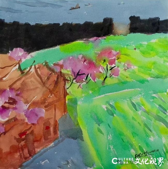 西方印象派色彩美学的东方回响，中国写意水墨精神的生动延续——走进郑起