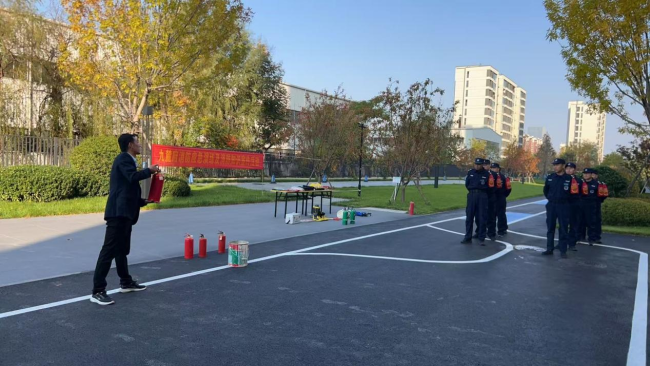 水集街道联动多方实操演练 拧紧冬季用火用电 “安全阀”