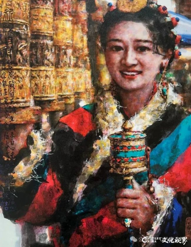 南海岩丨他的笔墨是高原的风，民族的魂