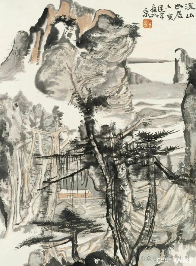 赵建军·山水花鸟画 | 笔锋撞碎古山影,墨韵缠活今花魂