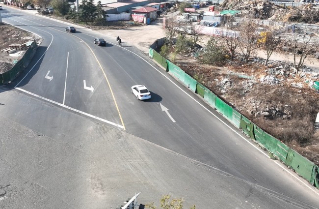 青岛城阳：S503鳌东线大中修工程  铺就民生“暖心路”