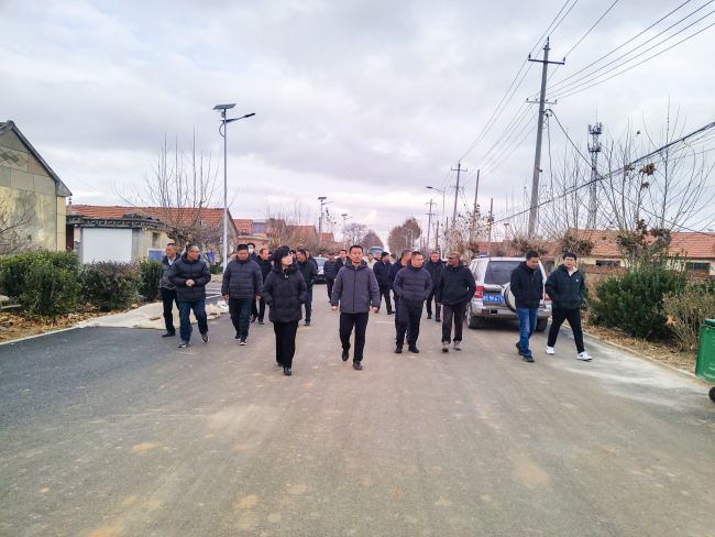 青岛莱西市日庄镇组织开展2025年冬季人居环境调研活动