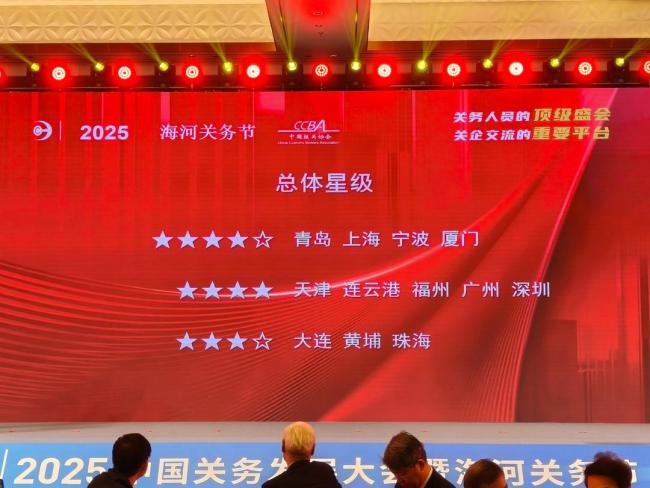 青岛连续5年获评海运口岸跨境贸易营商环境“最高星级”