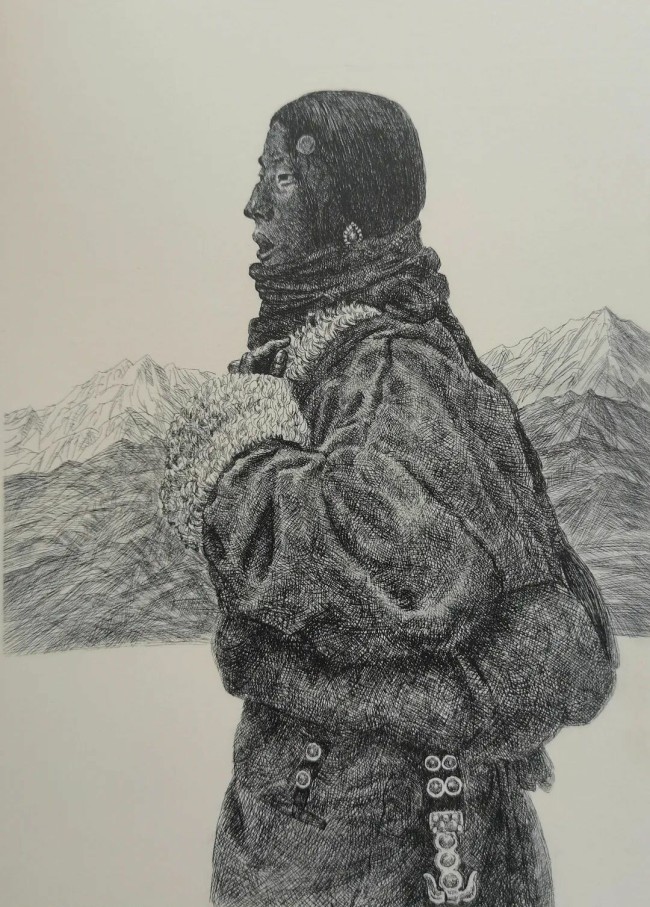 吴长江·版画 | 刻痕里的坚毅与清澈，使画面充盈着沉静的力量感