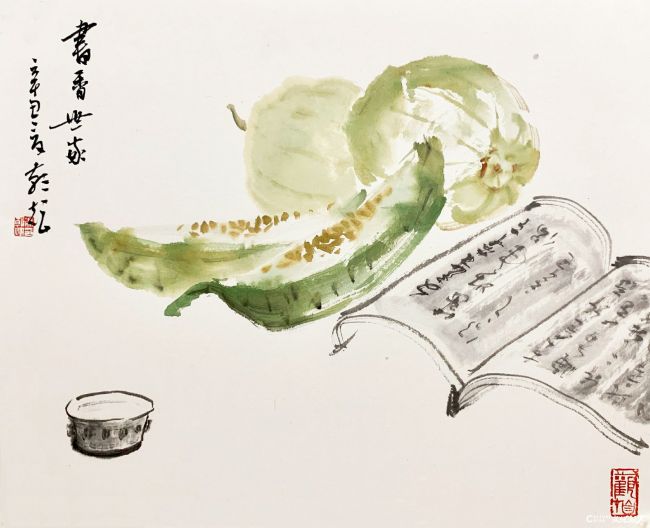 【DeepSeek谈艺】冯朝辉·水墨画丨以物观心，以墨证道