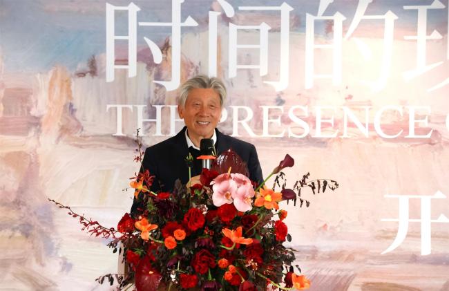 中国美术家协会主席范迪安在开幕式上致辞