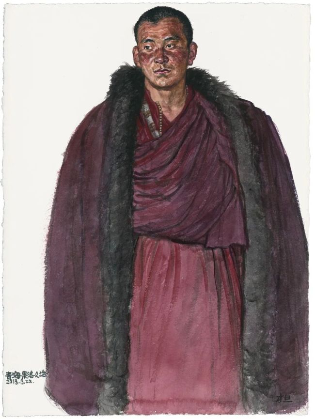 吴长江·水彩 | 高原儿女的精神肖像，水色晕染间的生命在场
