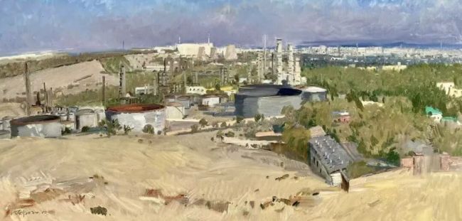 【DeepSeek谈艺】孙洪利·风景油画 | 在冷暖色调的平衡中寻找契合心境的表达