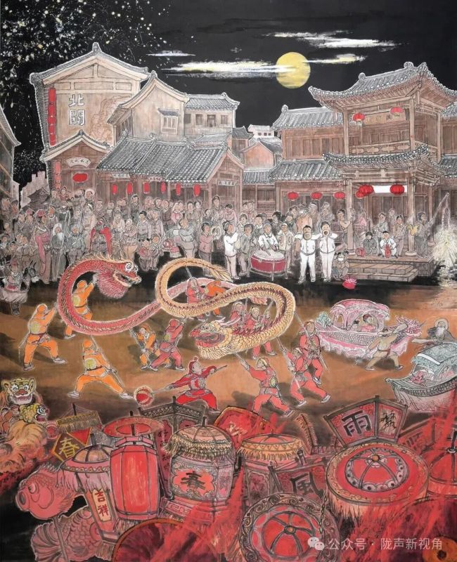 古郡春声入画来——梁宗文民俗题材创作的文脉与匠心