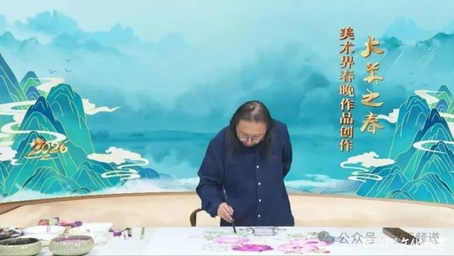 2026美术界春晚作品展播丨李雪松《岁朝图》:砚边新元,笔底春生