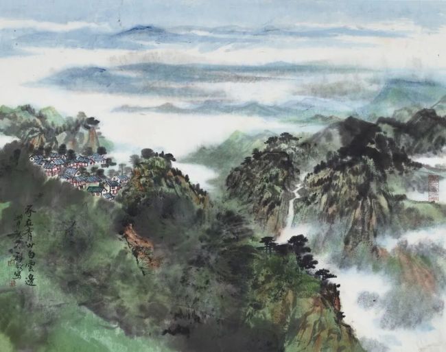 笔底烟霞映山河——彭利铭山水画的笔墨新境