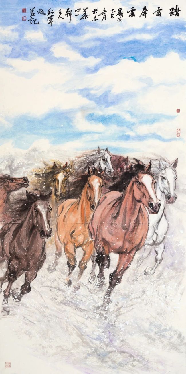 【DeepSeek谈艺】王利军 | 画面既具整体的视觉冲击力,亦有局部可供细细品味的笔墨趣味