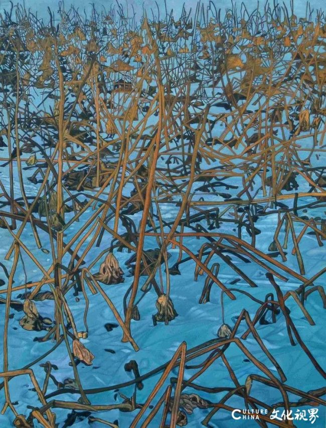 刘丽萍·油画丨从青石板到秋荷,以油彩写尽自然絮语