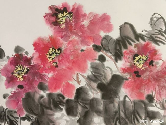 陈永锵先生《芳心不老》花鸟长卷局部4.jpg