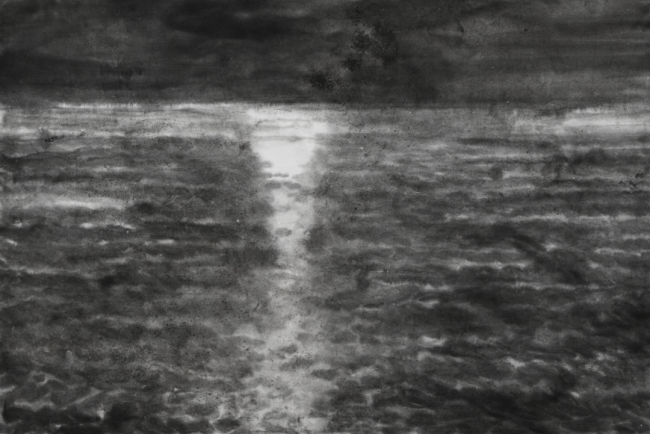 那些流动的水色、变幻的光影,是对自然与生命的深情絮语——王敏杰笔下的海