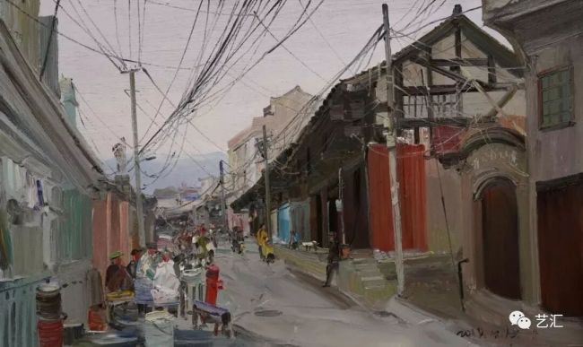 笔绘烟火，色写山河——朱沙油画写生作品的审美意趣与创作表达