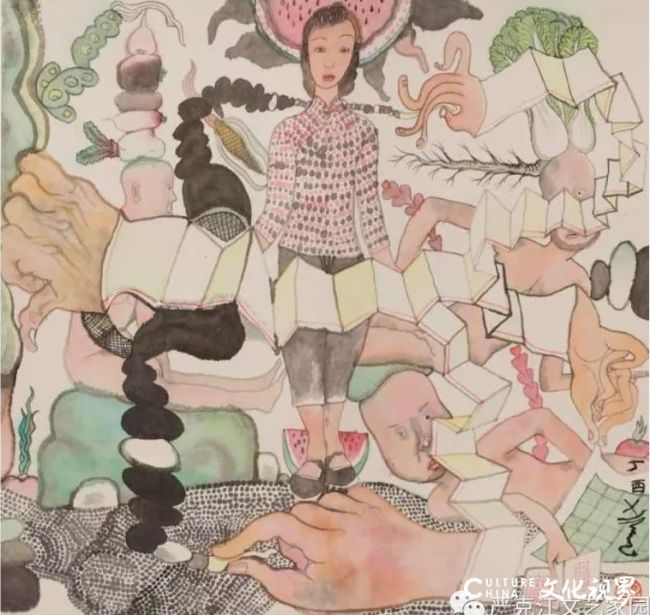 蒋悦·新水墨丨于均衡中暗藏变化,于松弛间尽显艺术张力