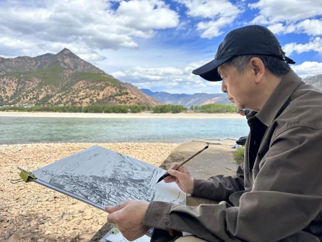 春行长征路,绘山河壮怀——许俊湖南、云南、陕西采风写生纪行