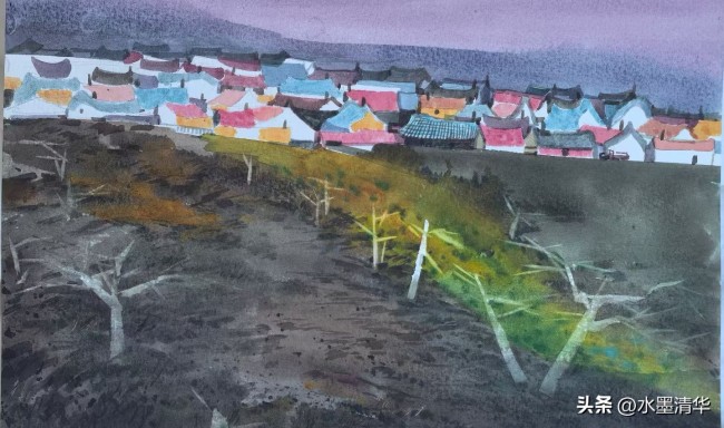 焦书晖·俚岛写生 | 以水彩的通透与彩墨的洒脱，完成对生活方式、文化记忆的视觉记录与精神致敬