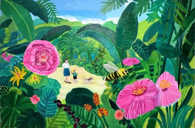 王小菲·油画新作 | 以真挚情感为底色，在收放冷暖间，表达生命的成长与绽放