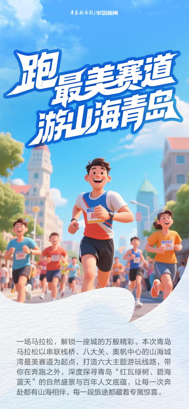 跑最美赛道，游山海青岛！六大线路尽享岛城风光