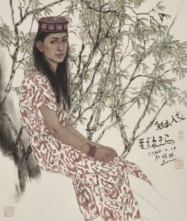 于文江·人物画 | 笔笔精准却不显刻板，精准塑造出人物的形体结构与精神气质