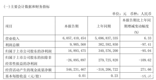 营收增长6.33%，净利大跌95.04%！玲珑轮胎一季报为何“爆冷”？