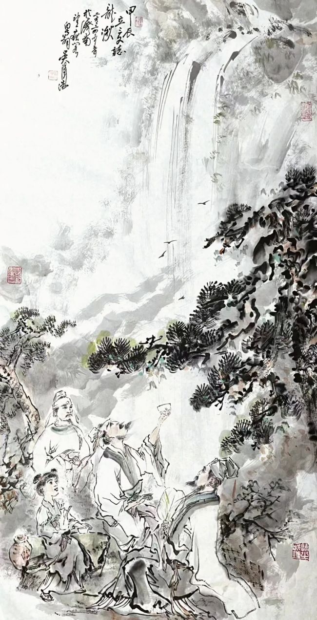 吴泽浩《甲辰立夏听龙湫》 | 山水涤尽人间暑气，笔墨沉淀千古文心