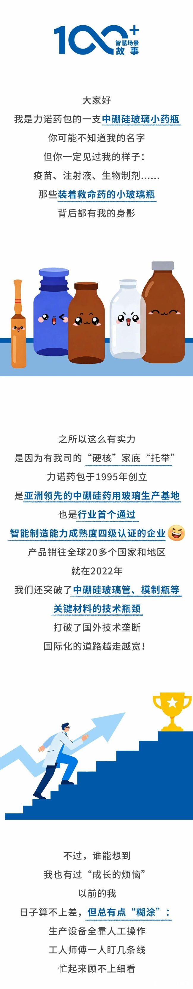卡奥斯给“力诺药包”装上数字大脑，实现中硼硅药用玻璃瓶全流程升级
