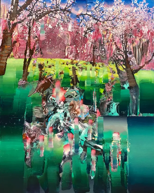 2024...桃花源记 150x120cm 布面丙烯.jpg