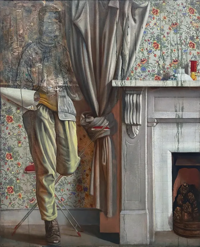 1991.都市过客与永乐宫100x81cm 布面油画.jpg