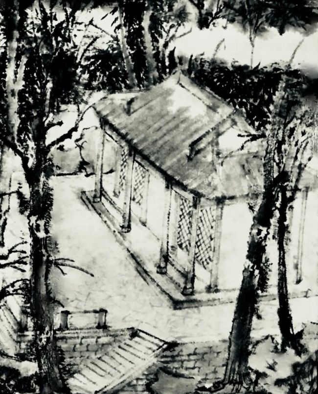 天下第二泉133 x 45 cm，2019年（局部）.jpg