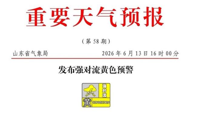 山东多地再迎强对流！注意这9市局部有冰雹