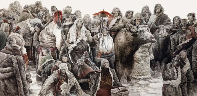 王万成·人物画 | 浑厚中见精微,平实中显庄重,画面中充盈着治愈人心的力量