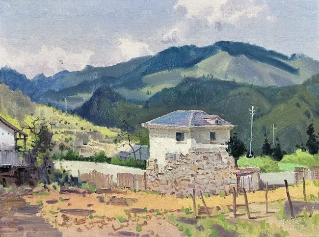 翁凯旋·油画写生 | 行走山野海岸,在每一块色彩、每一道笔触里揉进所见所思所感