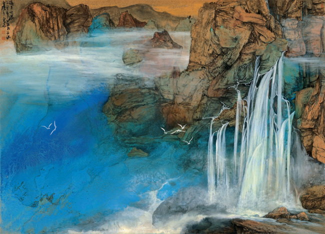 曹俊·山水画 | 在富有传统意味的深度和宁静中，展现西方抽象绘画的力量