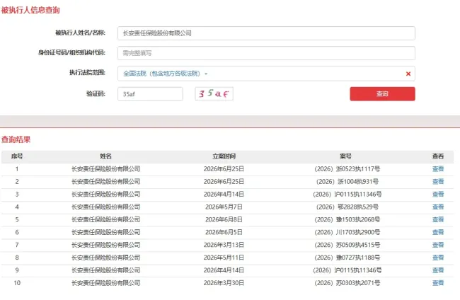 问题险企风险化解变数丛生：中安财险接盘落地存挑战；长安保险千万执行案频发，大股东连续巨亏