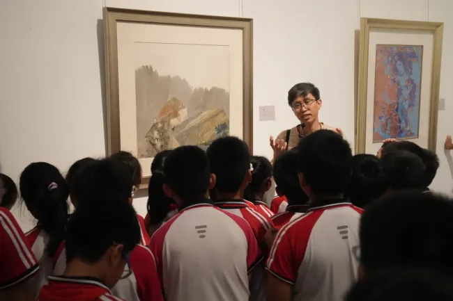 济南槐荫区多所学校及成长中心走进济南市美术馆（济南画院）开展暑期艺术研学活动