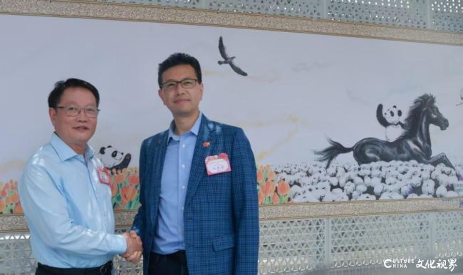 刘中105米《丝路国宝五洲行》长卷亮相香港东岸海滨长廊,献礼双周年掀起全城观展热潮