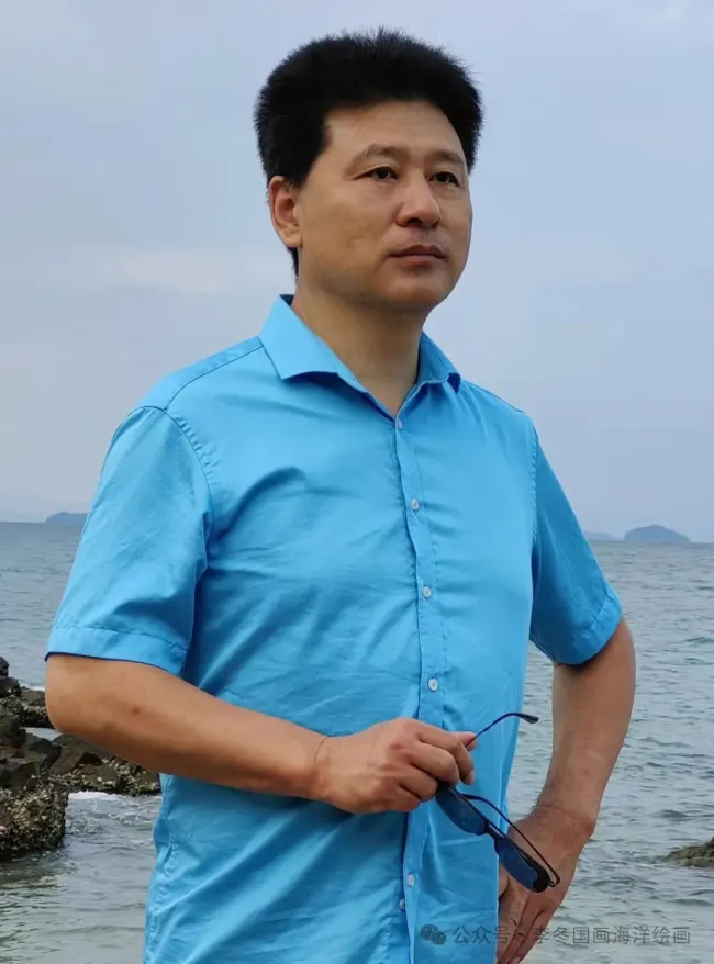 李冬·《襟沧海》丨十年观海，一卷沧溟，绘就胸中万顷沧波