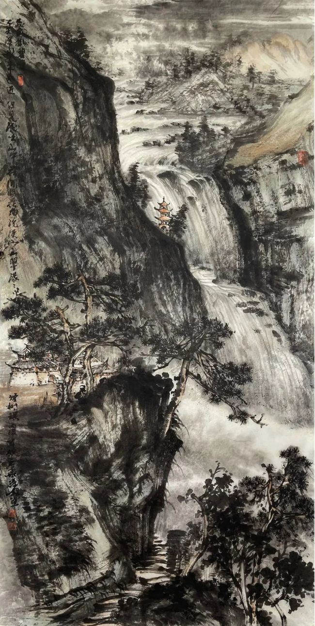 故土寻山水,著名画家孙剑应邀参展“春来,宜归乡——2024年度主题系列作品邀请展”