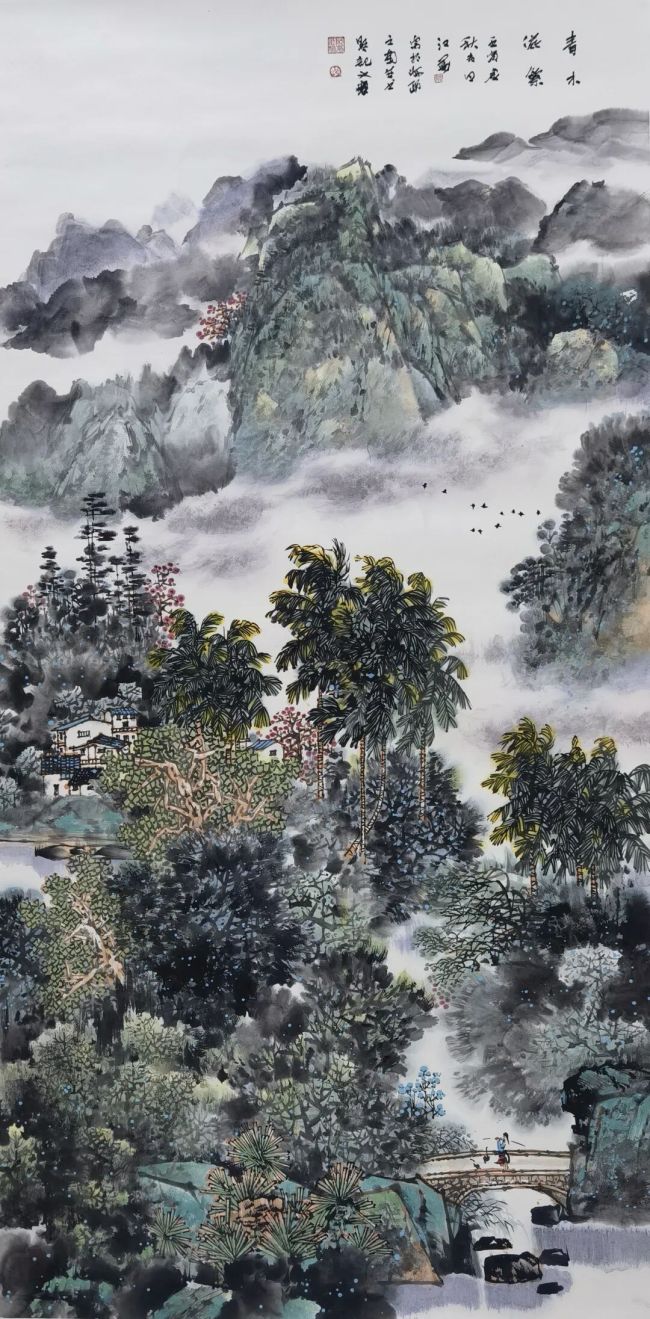 阮江华 | 以水墨铺叙海岛四季，于椰风红棉间书写海南本土诗意