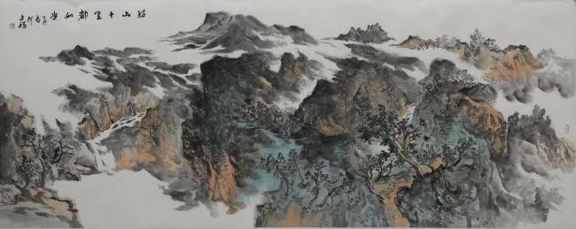 何占福应邀参展，“问道山海间——当代中国画学术邀请展”4月11日将在威海市美术馆开幕