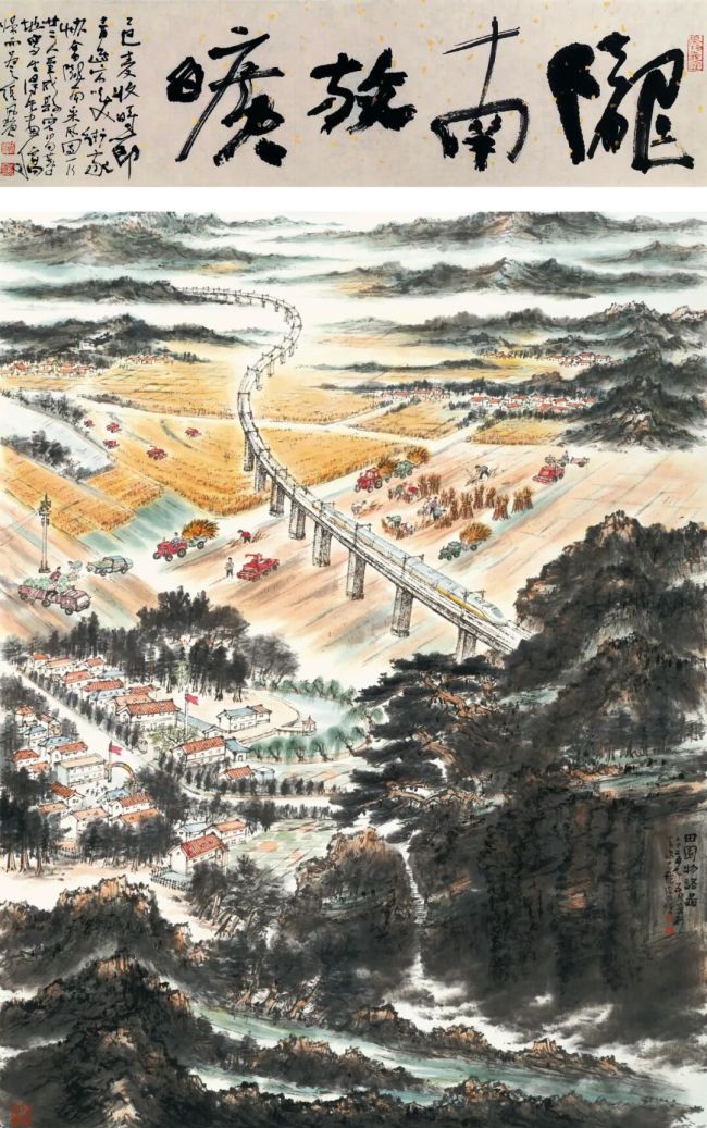 张风塘·中国画 | 画面整体萦绕着清雅的书卷气，尽显东方艺术的灵动气韵